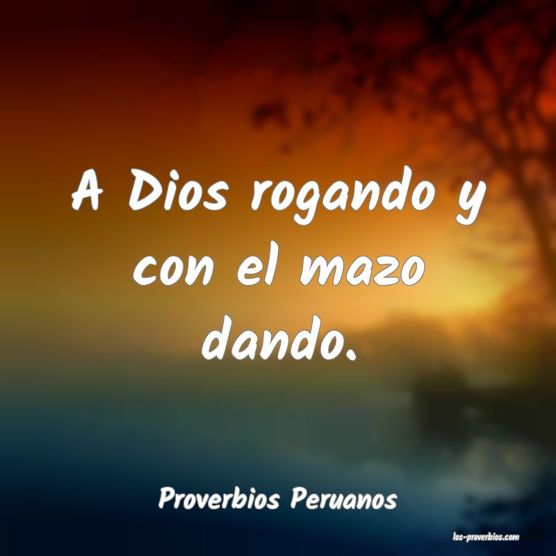 Proverbios Peruanos