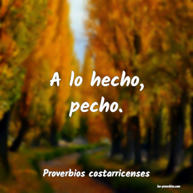 Proverbios costarricenses