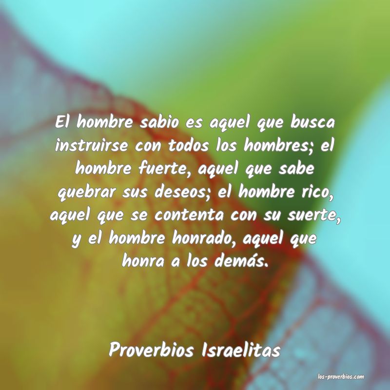 Proverbios Israelitas