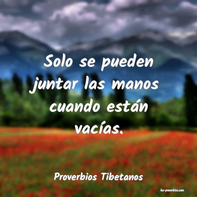 Proverbios Tibetanos