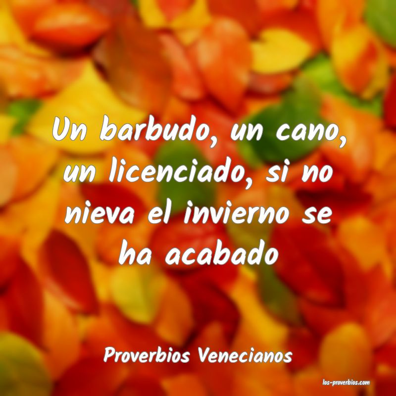 Proverbios Venecianos