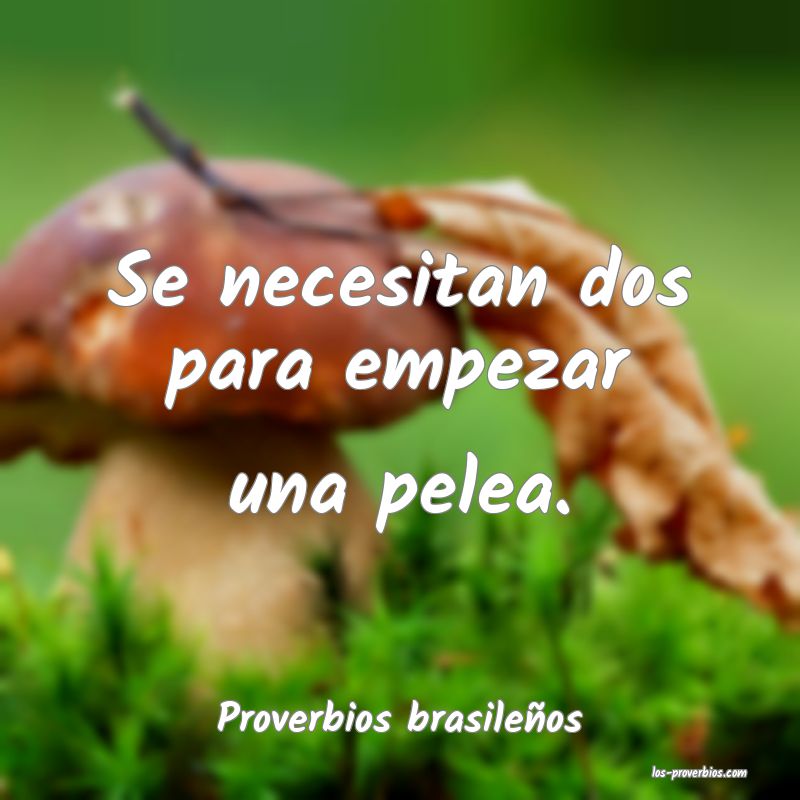 Proverbios brasileños