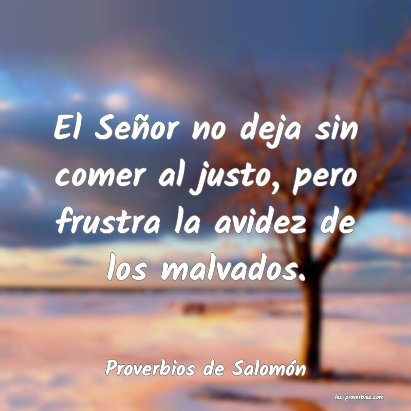 Proverbios de Salomón
