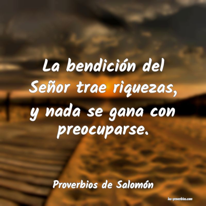 Proverbios de Salomón