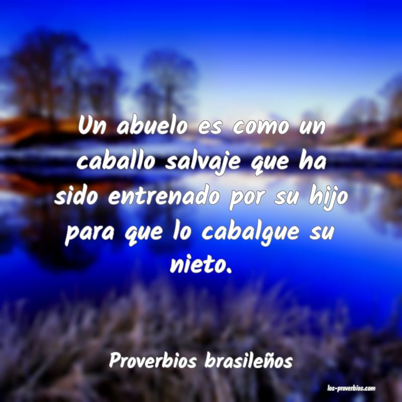 Proverbios brasileños