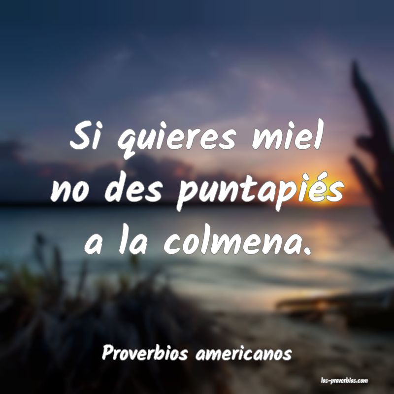 Proverbios americanos
