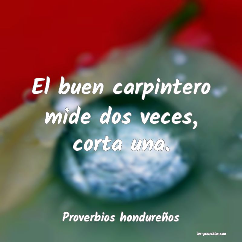 Proverbios hondureños
