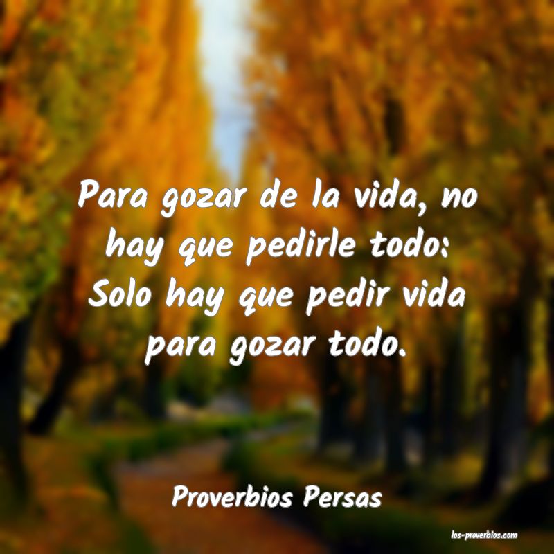 Proverbios Persas