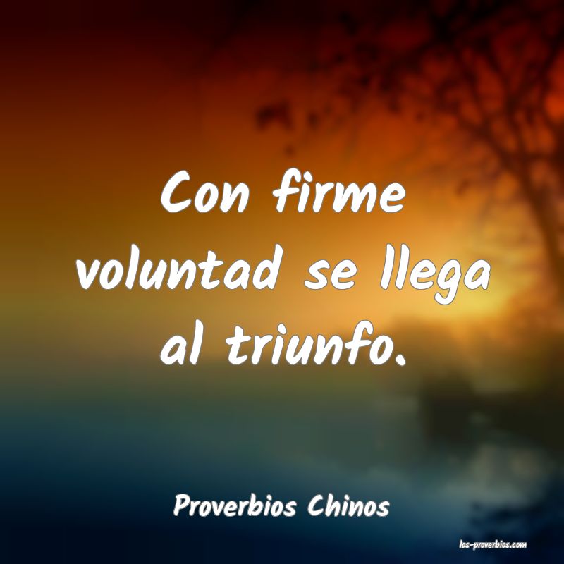 Proverbios Chinos