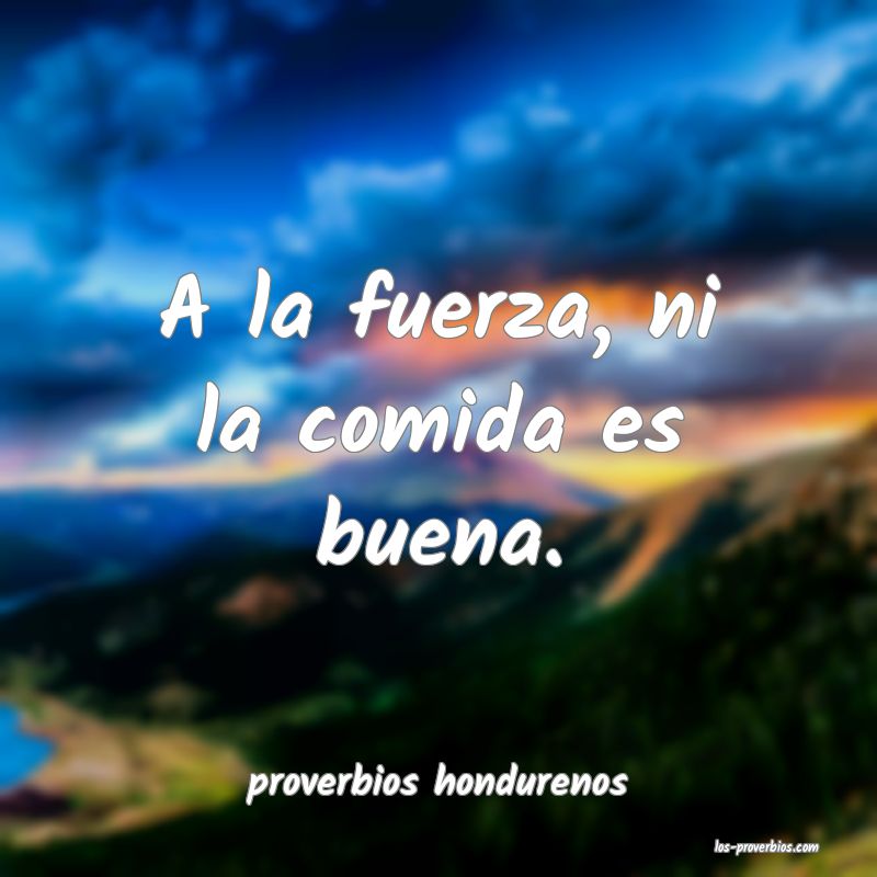 proverbios hondurenos