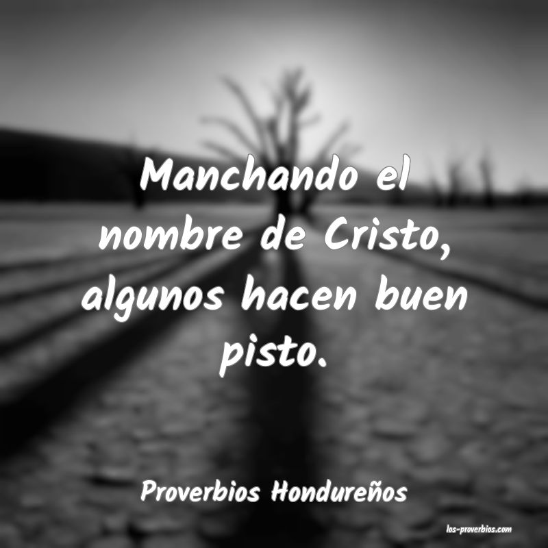 Proverbios Hondureños