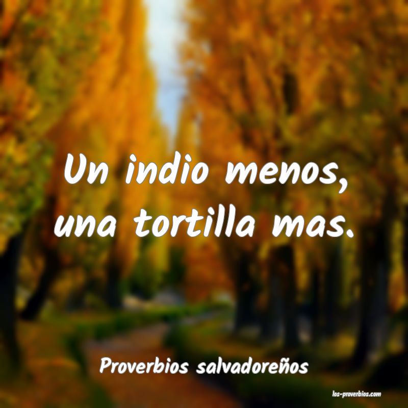 Proverbios salvadoreños