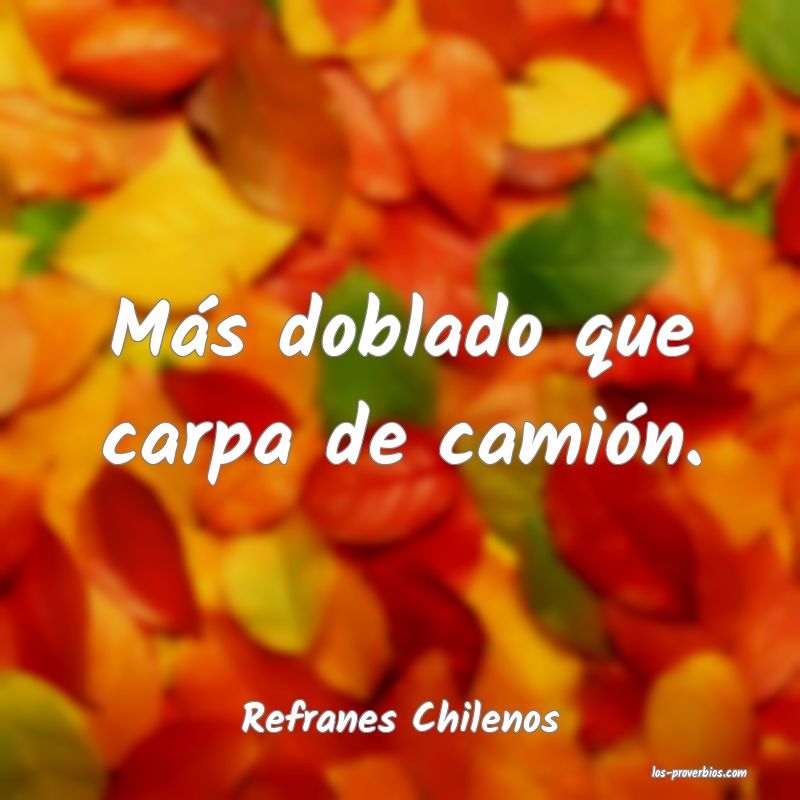 Refranes Chilenos