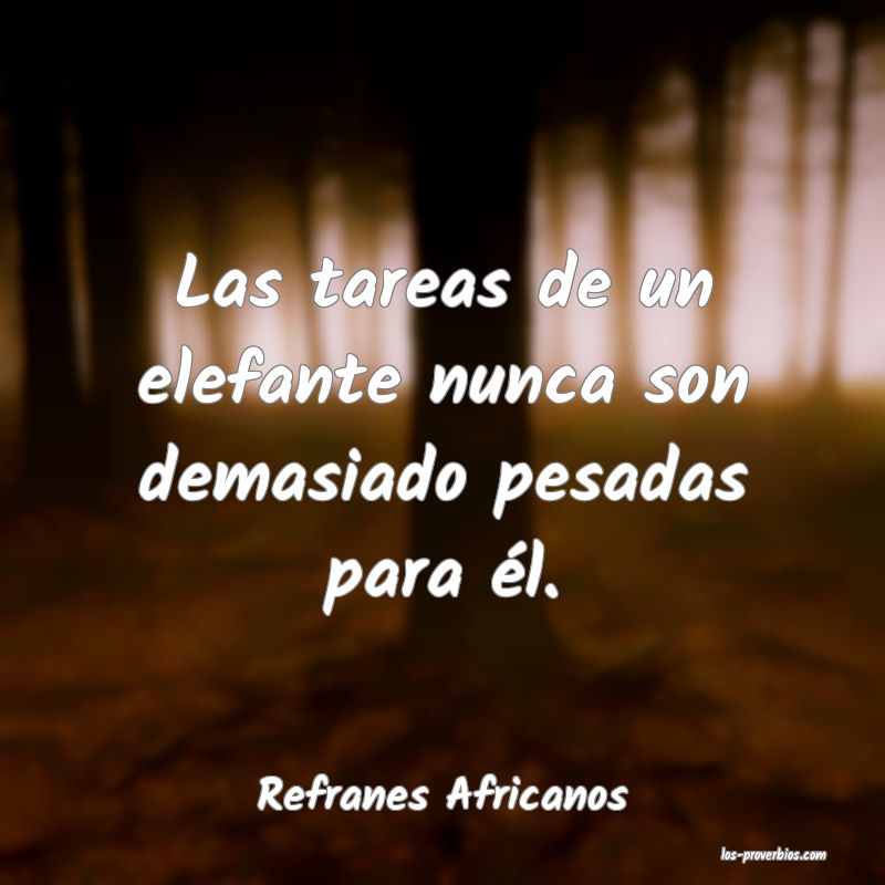 Refranes Africanos