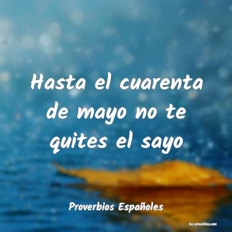 Proverbios Españoles